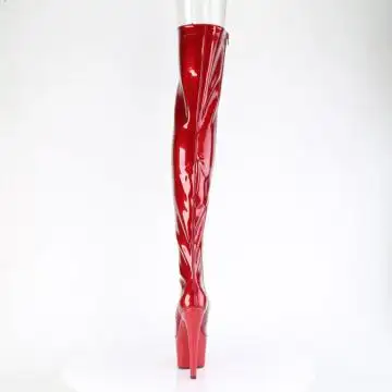 Červené sexy kozačky ADO3021GP/RG/M | ADORE-3021GP Pleaser - zezadu