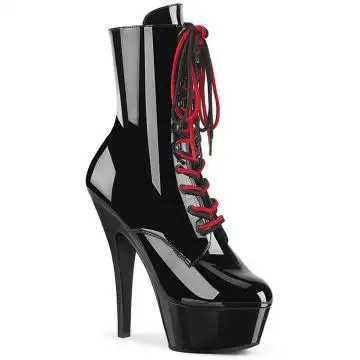 Černé kozačky KISS1020-1/B/M | KISS-1020-1 Pleaser