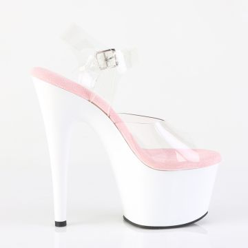 Pole dance boty ADO708/C-BP/W | ADORE-708 Pleaser - z vnějšku Pole dance boty ADO708/C-BP/W | ADORE-708 Pleaser - z vnějšku