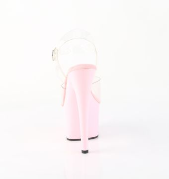 ADO708/C/BP růžové sexy boty | ADORE-708 Pleaser - zezadu