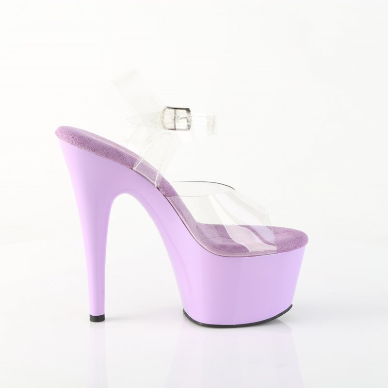 ADO708/C/LV levandulové sexy boty | ADORE-708 Pleaser - z vnějšku