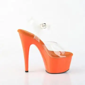 ADO708/C/OG oranžové sexy boty | ADORE-708 Pleaser - z vnějšku