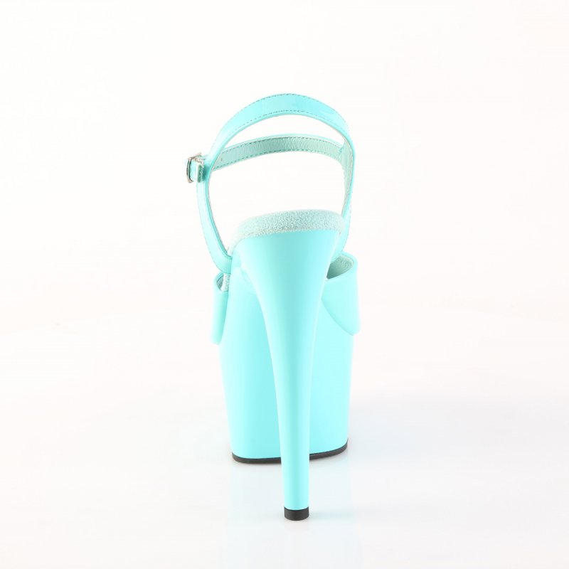 Azurové taneční sandály ADO709/AQ/M | ADORE-709 Pleaser - zezadu