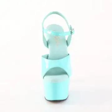 Azurové taneční sandály ADO709/AQ/M | ADORE-709 Pleaser - zepředu