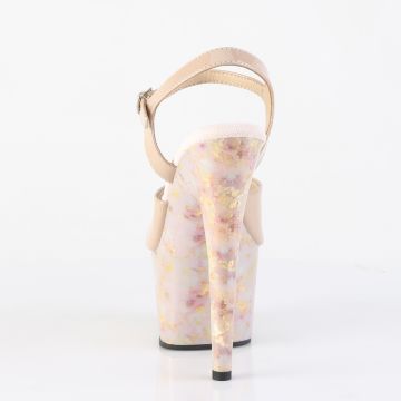 mramorové sexy sandály ADO709MB/ND/BH-G | ADORE-709MB Pleaser - zezadu