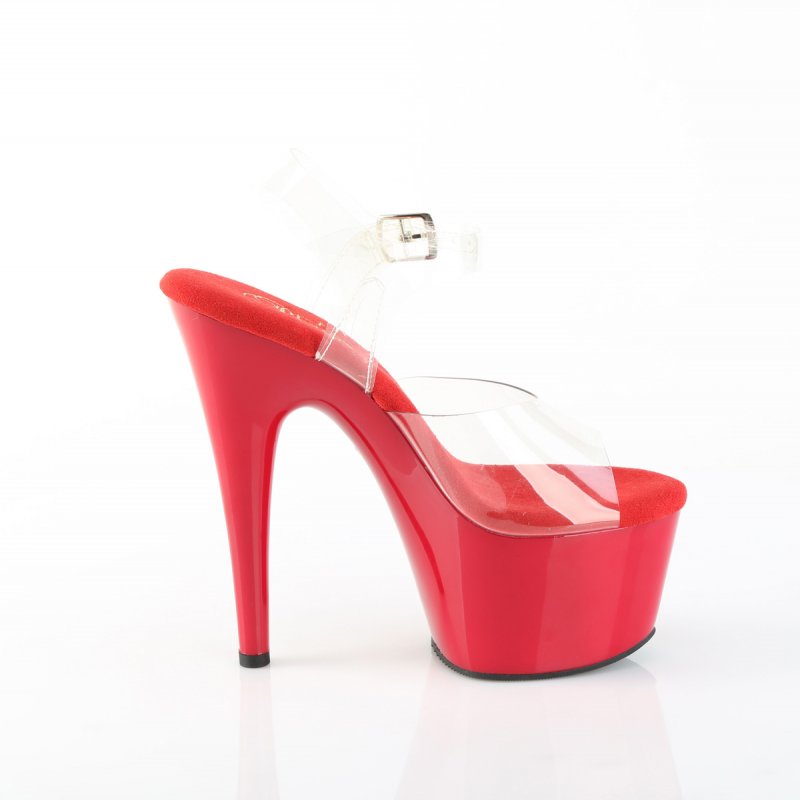 Červené taneční boty ADO708/C/R | ADORE-708 Pleaser - z vnějšku