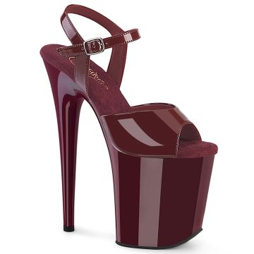 FLAM809/BY/M Rudé sexy sandály | FLAMINGO-809 Pleaser FLAM809/BY/M Rudé sexy sandály | FLAMINGO-809 Pleaser