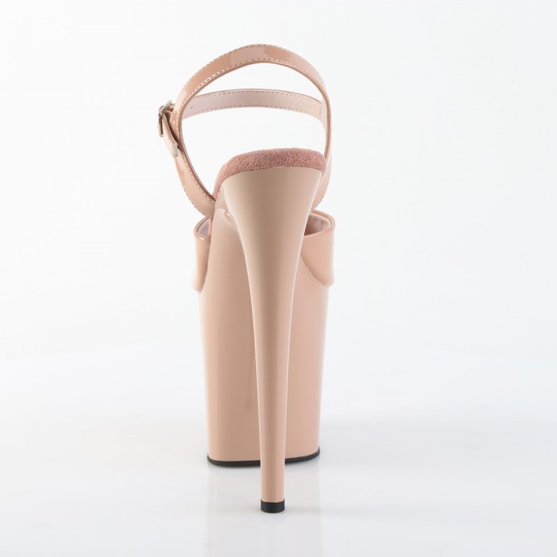 Růžové sexy boty FLAM809/BH/M | FLAMINGO-809 Pleaser - zezadu