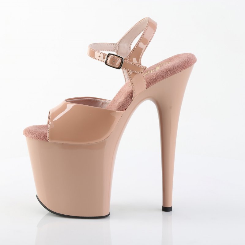 Růžové sexy boty FLAM809/BH/M | FLAMINGO-809 Pleaser - z vnitřku