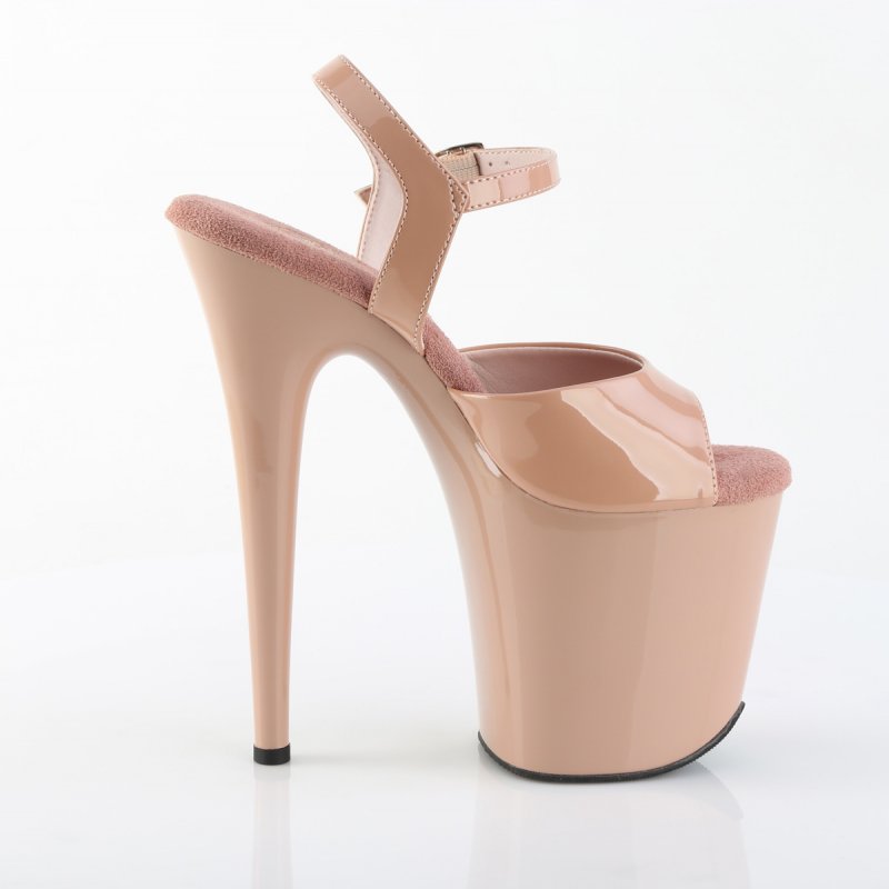 Růžové sexy boty FLAM809/BH/M | FLAMINGO-809 Pleaser - z vnějšku