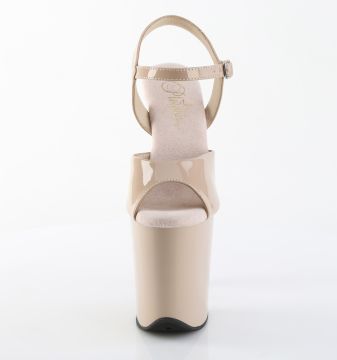 FLAM809/ND/M tělové sexy boty | FLAMINGO-809 Pleaser - zepředu