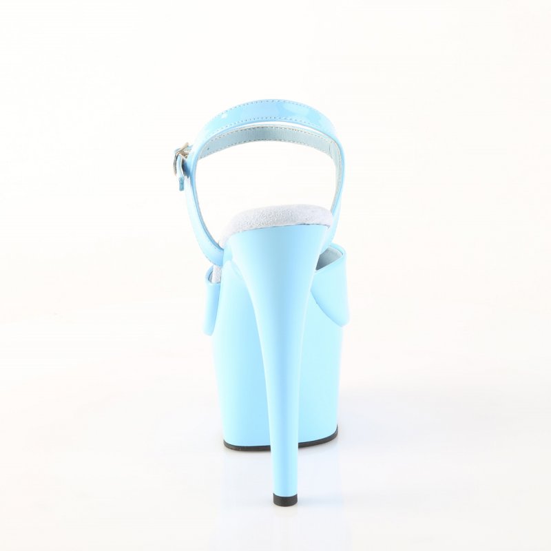 ADO709/BB/M modré sexy boty | ADORE-709 Pleaser - zezadu