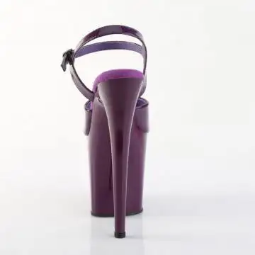FLAM809/PP/M fialové sexy boty | FLAMINGO-809 Pleaser - zezadu