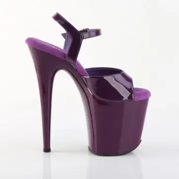 FLAM809/PP/M fialové sexy boty | FLAMINGO-809 Pleaser - z vnějšku