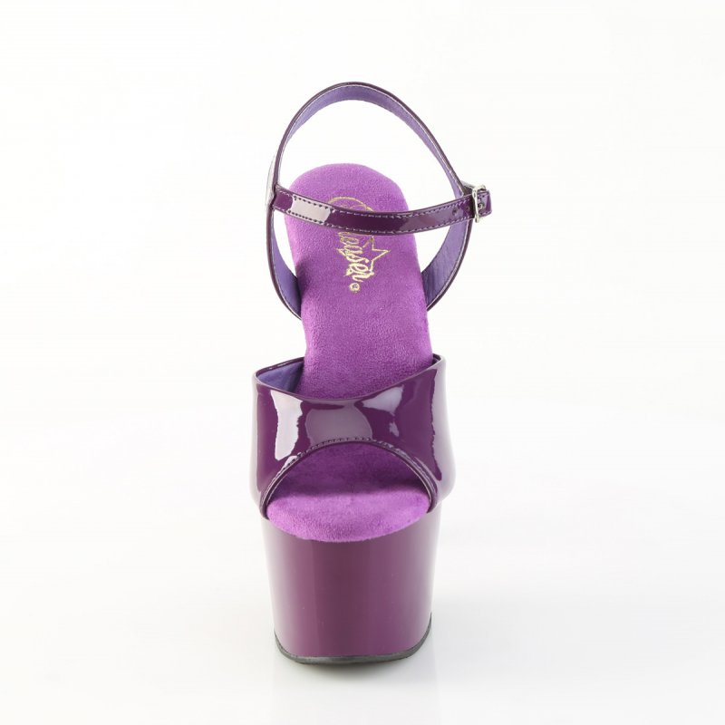 ADO709/PP/M fialové sexy boty | ADORE-709 Pleaser - zepředu