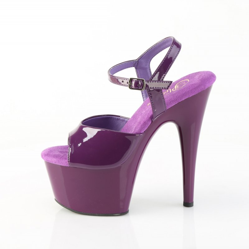 ADO709/PP/M fialové sexy boty | ADORE-709 Pleaser - z vnitřku