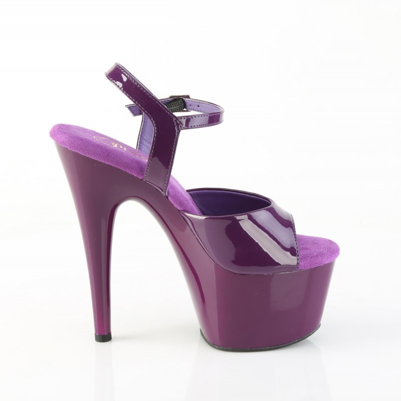 ADO709/PP/M fialové sexy boty | ADORE-709 Pleaser - z vnějšku