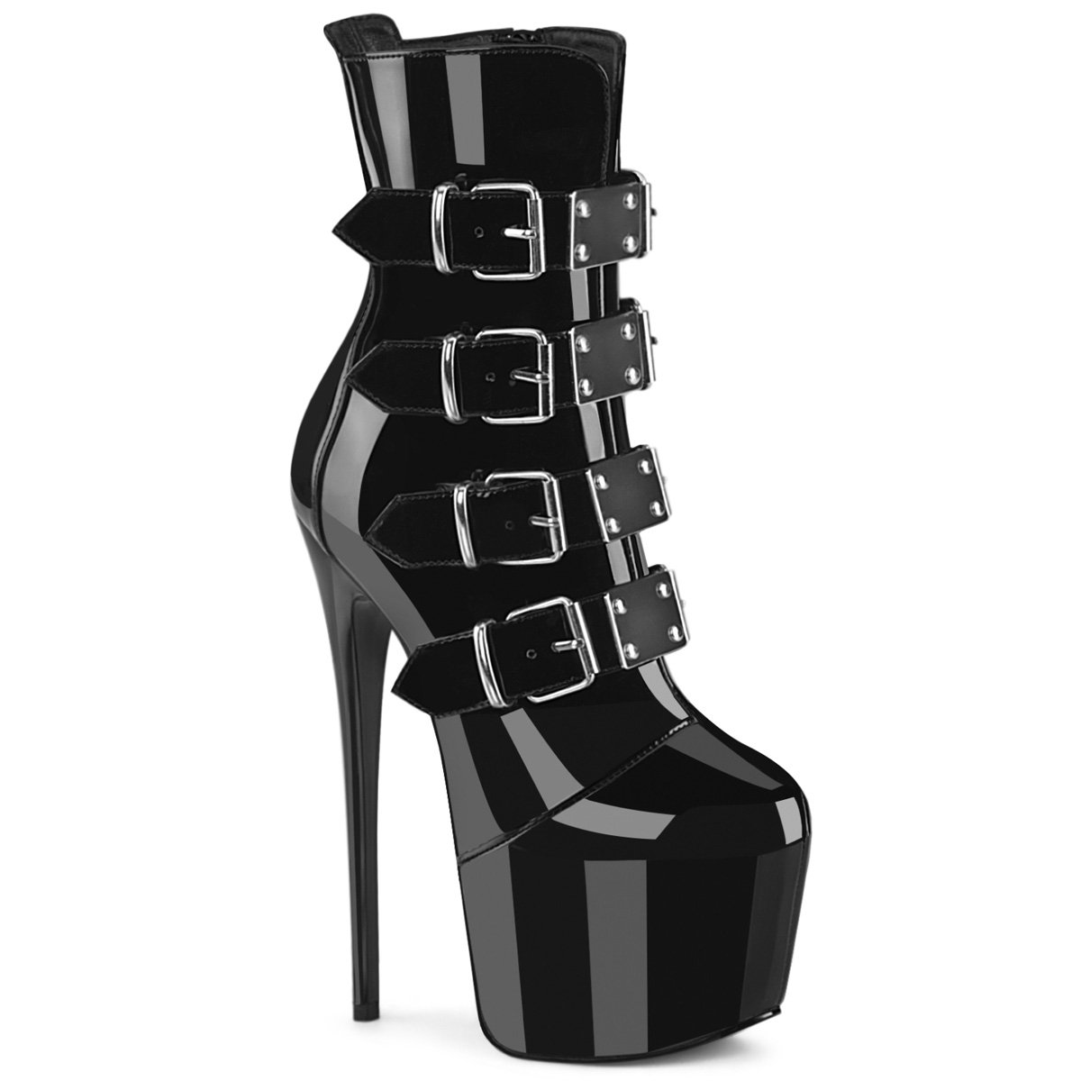 Černé kotníčkové kozačky JUB1023/B | JUBILANT-1023 Pleaser