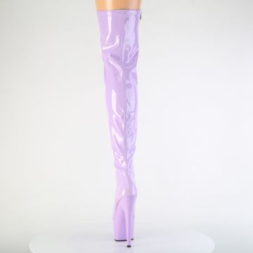 Levandulové erotické kozačky ADO3000/LV/M | ADORE-3000 Pleaser - zezadu Levandulové erotické kozačky ADO3000/LV/M | ADORE-3000 Pleaser - zezadu