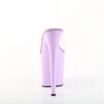 Fialové sexy pantofle FLAM801/C/LV | FLAMINGO-801 Pleaser - zezadu