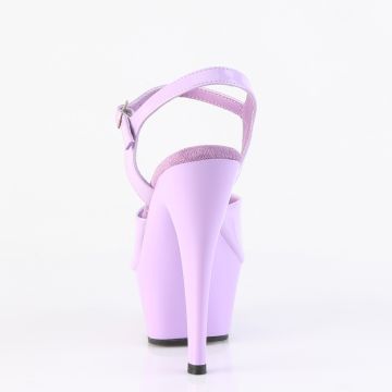 Levandulové sexy boty KISS209/LV/M | KISS-209 Pleaser - zezadu Levandulové sexy boty KISS209/LV/M | KISS-209 Pleaser - zezadu