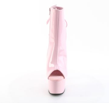 Růžové go-go boty ADO1018/BP/M | ADORE-1018 Pleaser - zepředu Růžové go-go boty ADO1018/BP/M | ADORE-1018 Pleaser - zepředu