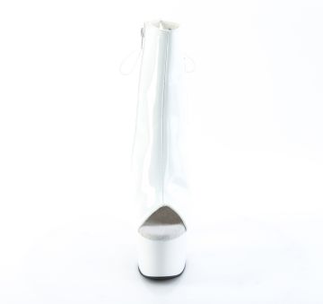 Bílé go-go boty ADO1018/W/M | ADORE-1018 Pleaser - zepředu Bílé go-go boty ADO1018/W/M | ADORE-1018 Pleaser - zepředu