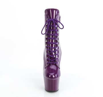 ADO1020/PP/M taneční fialové kozačky | ADORE-1020 Pleaser - zepředu ADO1020/PP/M taneční fialové kozačky | ADORE-1020 Pleaser - zepředu