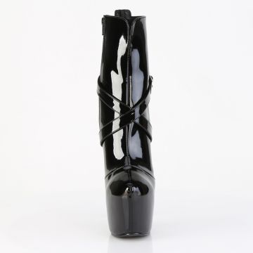 Černé kozačky na jehle JUB1011/B | JUBILANT-1011 Pleaser - zepředu