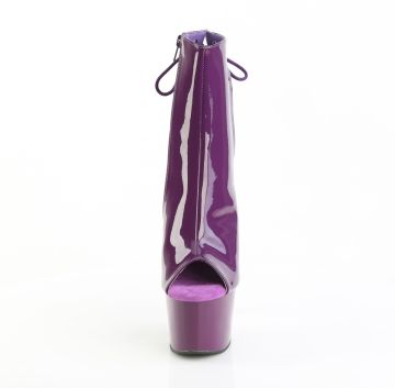 Fialové go-go boty ADO1018/PP/M | ADORE-1018 Pleaser - zepředu Fialové go-go boty ADO1018/PP/M | ADORE-1018 Pleaser - zepředu