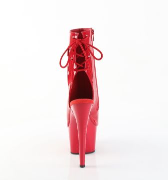 Červené go-go boty ADO1018/R/M | ADORE-1018 Pleaser - zezadu Červené go-go boty ADO1018/R/M | ADORE-1018 Pleaser - zezadu