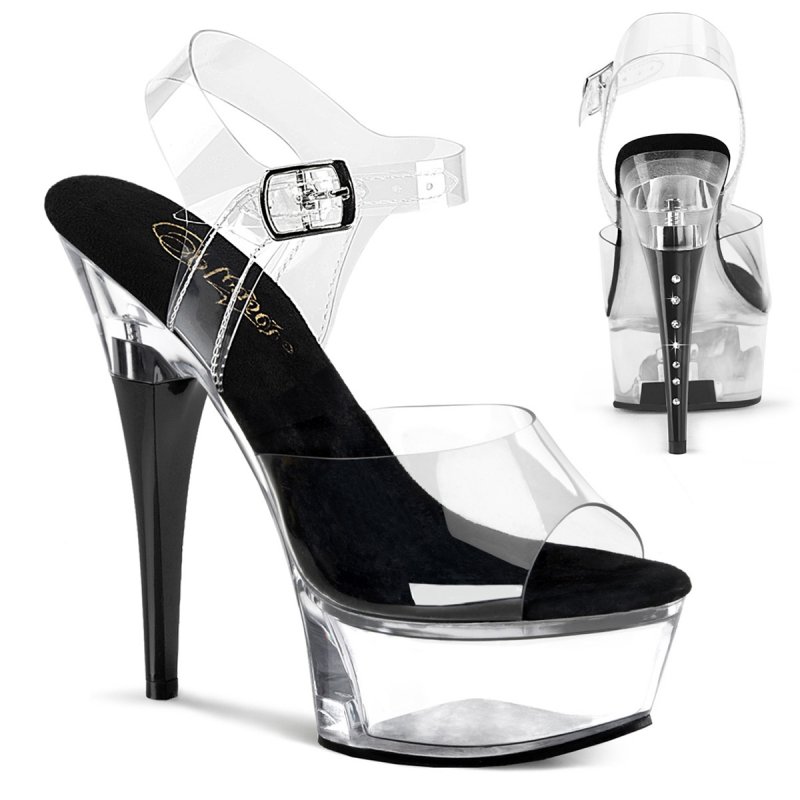 Sexy boty se zdobeným podpatkem CAP608/C-B/C | CAPTIVA-608 Pleaser