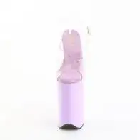 Extrémní fialové boty na podpatku INF908/C/LV | INFINITY-908 Pleaser - zepředu