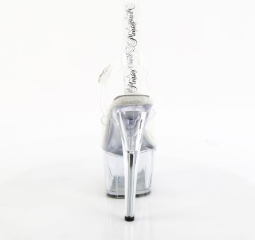 průhledné taneční boty ADO708PREM/CTPU/C | ADORE-708PREM Pleaser - zezadu