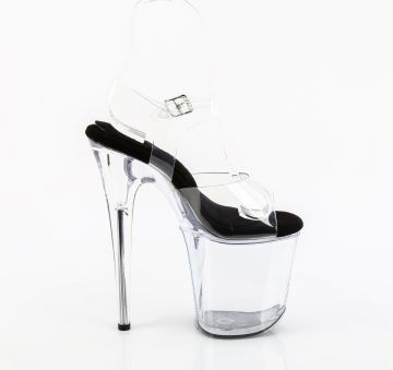 čiré taneční boty FLAM808PREM/CTPU-B/C | FLAMINGO-808PREM Pleaser - z vnějšku