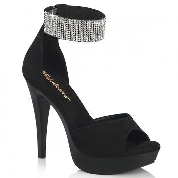 Černé luxusní sandály CTAIL525/BFS/M Fabulicious