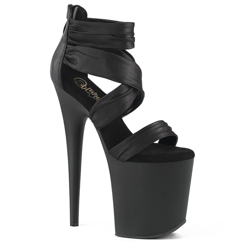 Černé sandály FLAM820/BPU-FA/M | FLAMINGO-820 Pleaser