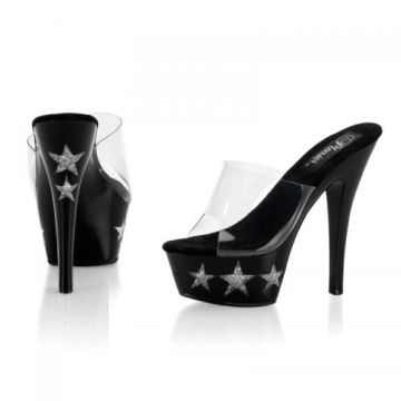 sexy obuv hvězdy na platformě KISS-201-3 Pleaser