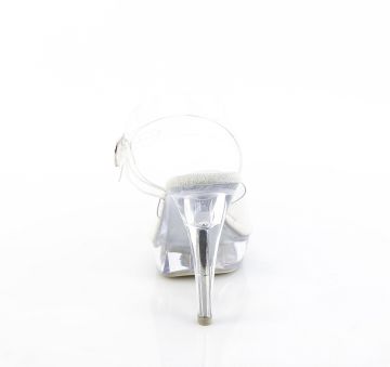 průhledné sandálky CTAIL508/C/C | COCKTAIL-508 Fabulicious - zezadu