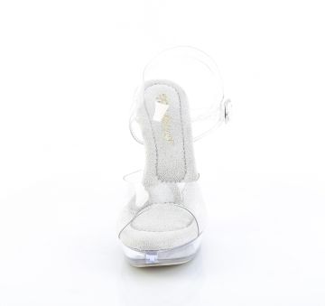 průhledné sandálky CTAIL508/C/C | COCKTAIL-508 Fabulicious - zepředu