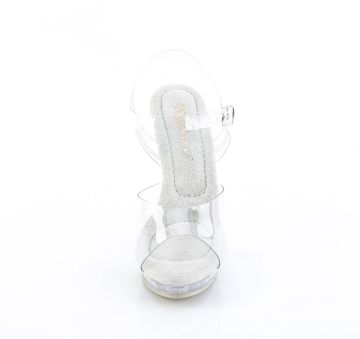 průhledné fitness sandály LIP108/C/C | LIP-108 Fabulicious - zepředu