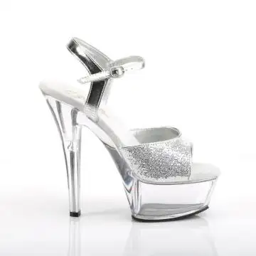 Sexy svůdná sexy obuv KISS-210/SG/C | KISS-210 Pleaser - z vnějšku