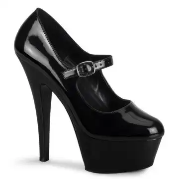 Černé lodičky s platformou Pleaser KISS280/B/M | KISS-280 Pleaser
