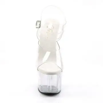 ADO708/C/M taneční průhledné boty | ADORE-708 Pleaser - zepředu