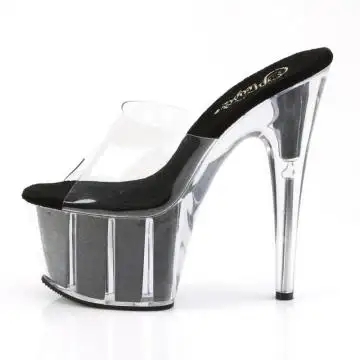 Černé sexy boty na platformě a podpatku ADO701G/C/B | ADORE-701G Pleaser - z vnitřku
