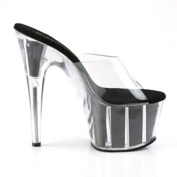 Černé sexy boty na platformě a podpatku ADO701G/C/B | ADORE-701G Pleaser - z vnějšku