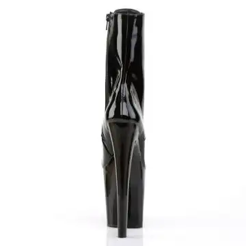 Černé sexy kozačky XTM1020/B/M | XTREME-1020 Pleaser - zezadu