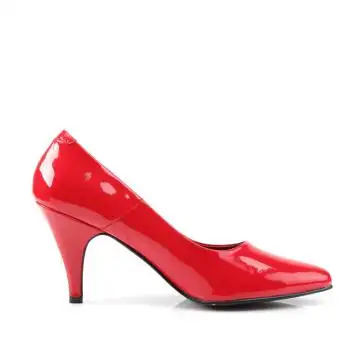 Červené lodičky na podpatku PUMP420/R | PUMP-420 Pleaser - z vnějšku