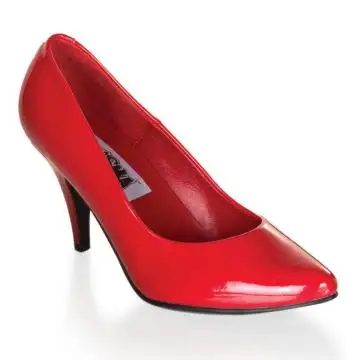 Červené lodičky na podpatku PUMP420/R | PUMP-420 Pleaser