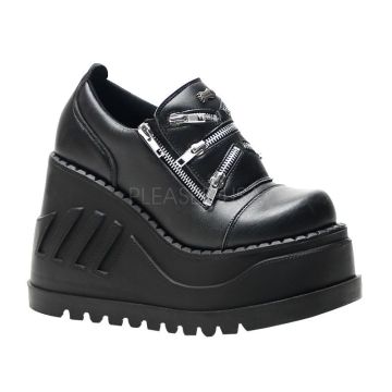 Goth boty STOMP-16/B/PU Pleaser